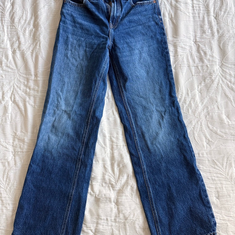 Stradivarius Dark Blue Denim Jeans